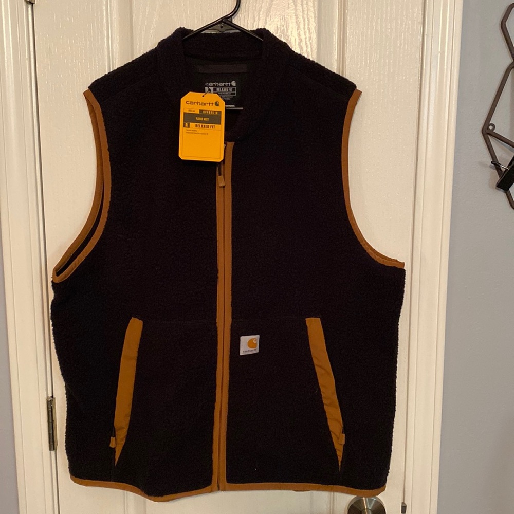 Carhartt fleece vest. Size Large